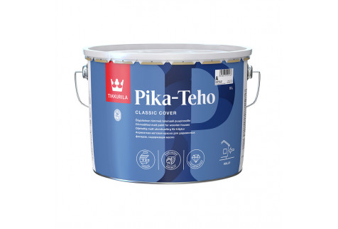 Краска водно-дисперсионная для деревянных фасадов Tikkurila Pika-Teho белая основа А 9 л