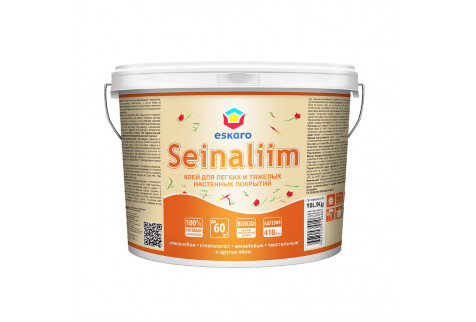 Клей для лёгких и тяжёлых настенных покрытий Eskaro Seinaliim готовый 10 л