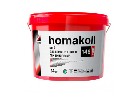 Клей для коммерческого линолеума Homa Homakoll 148 Prof 14 кг