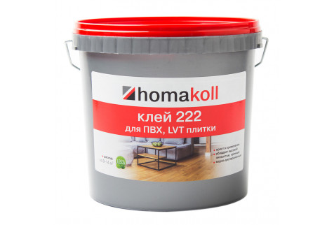 Клей для ПВХ, LVT плитки Homa Homakoll 222 6 кг