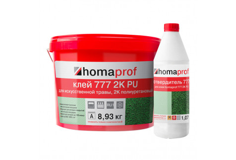 Клей для искусственной травы Homa Homaprof 777 2K PU 10 кг