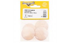 Заглушка декоративная деревянная d35 мм береза (4 шт.)