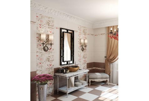 Плитка облицовочная Gracia Ceramica Garden Rose 1 бежевая 600x250x9 мм (8 шт.=1,2 кв.м)