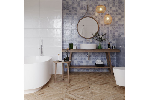 Плитка облицовочная Gracia Ceramica Folk белая 600x250x9 мм (8 шт.=1,2 кв.м)
