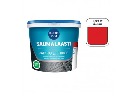Затирка Kiilto Saumalaasti 027 красная 1 кг