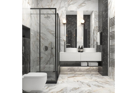 Керамогранит Laparet Calacatta Roma белый 600х600х8 мм (4 шт.=1,44 кв. м.)