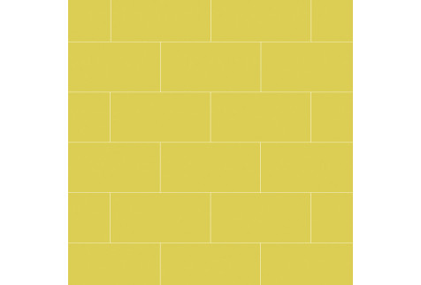 Плитка облицовочная Нефрит Керамика Kids желтая 400x200x8 мм (15 шт. = 1,2 кв. м.)