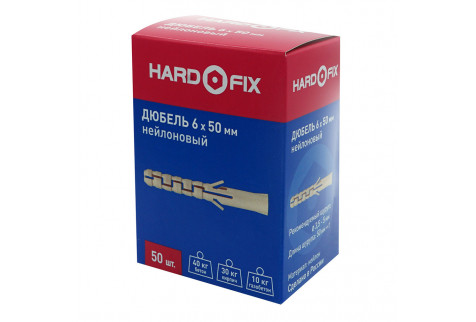Дюбель распорный Hard-Fix 6x50 мм нейлон (50 шт.)
