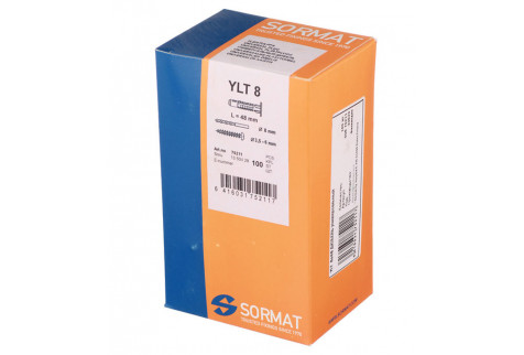 Дюбель универсальный Sormat YLT 8x48 мм полиэтилен (100 шт.)
